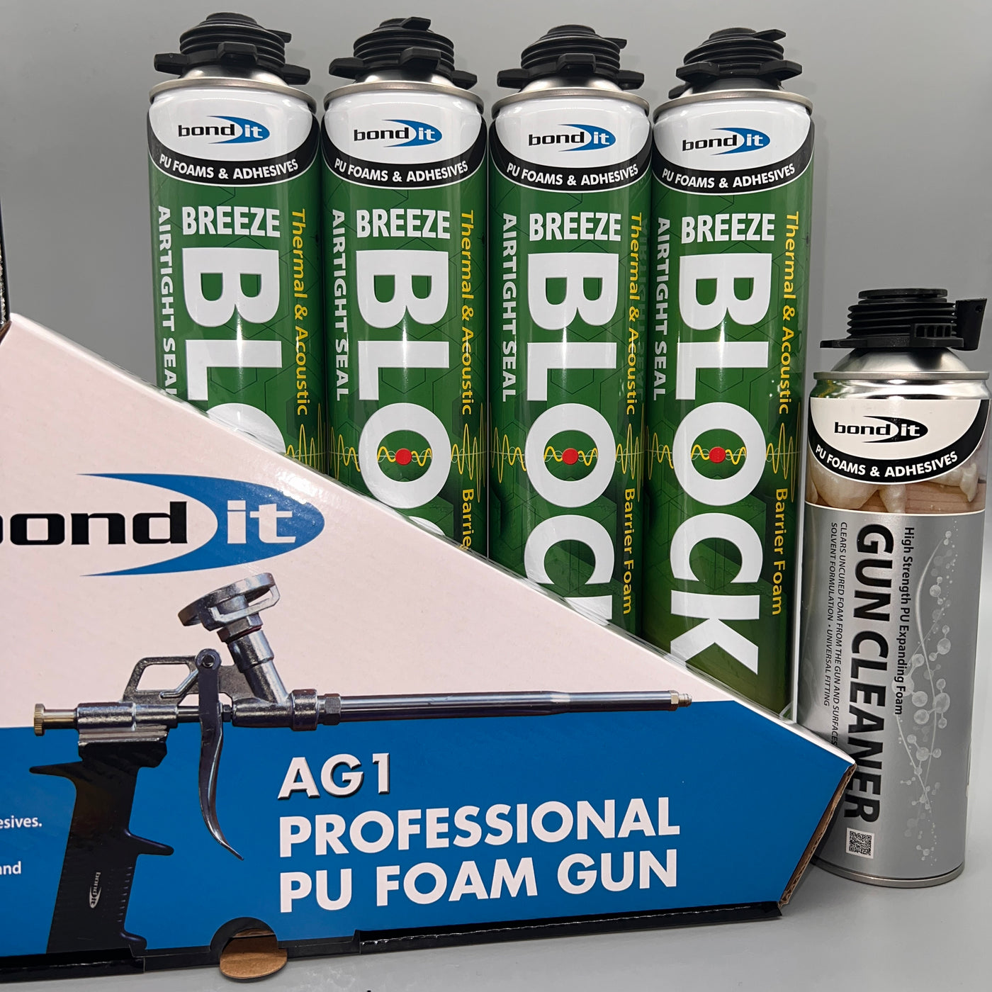 Enhance Insulation and Sealing with Bond IT's High-Performance Breeze Block Expanding PU Foam