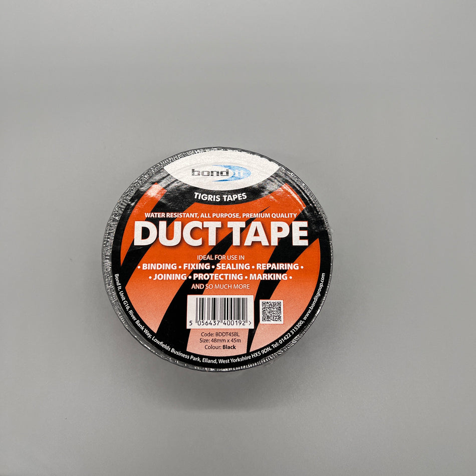 Bond IT - Water Resistant All Purpose Duct / Gaffer Tape Black - Top