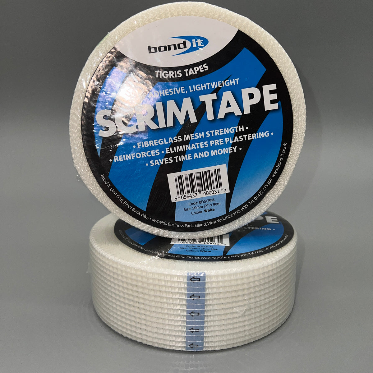 Bond IT - Fibreglass Mesh Scrim Tape 50mm x 90M - Front