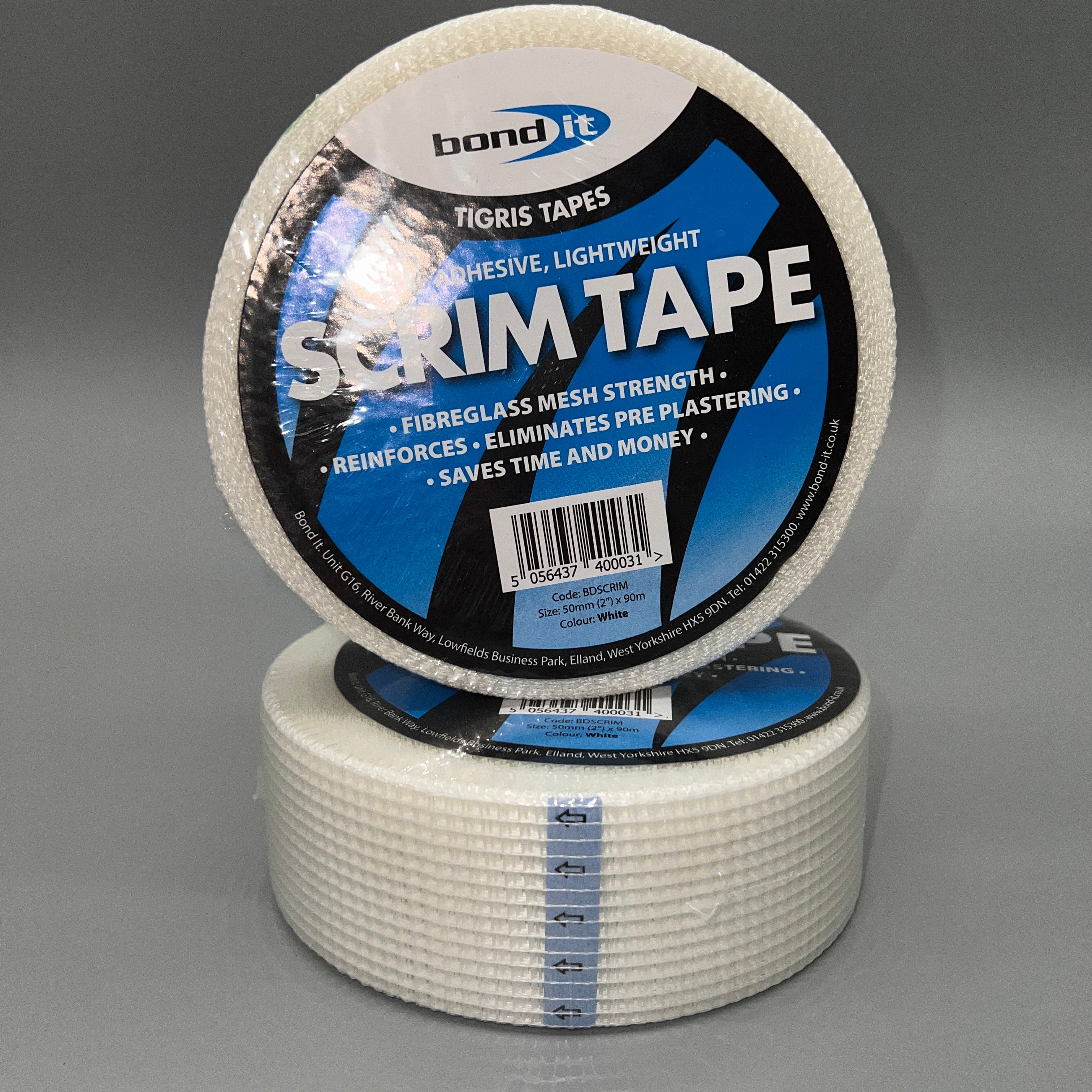 Bond IT - Fibreglass Mesh Scrim Tape 50mm x 90M - Front