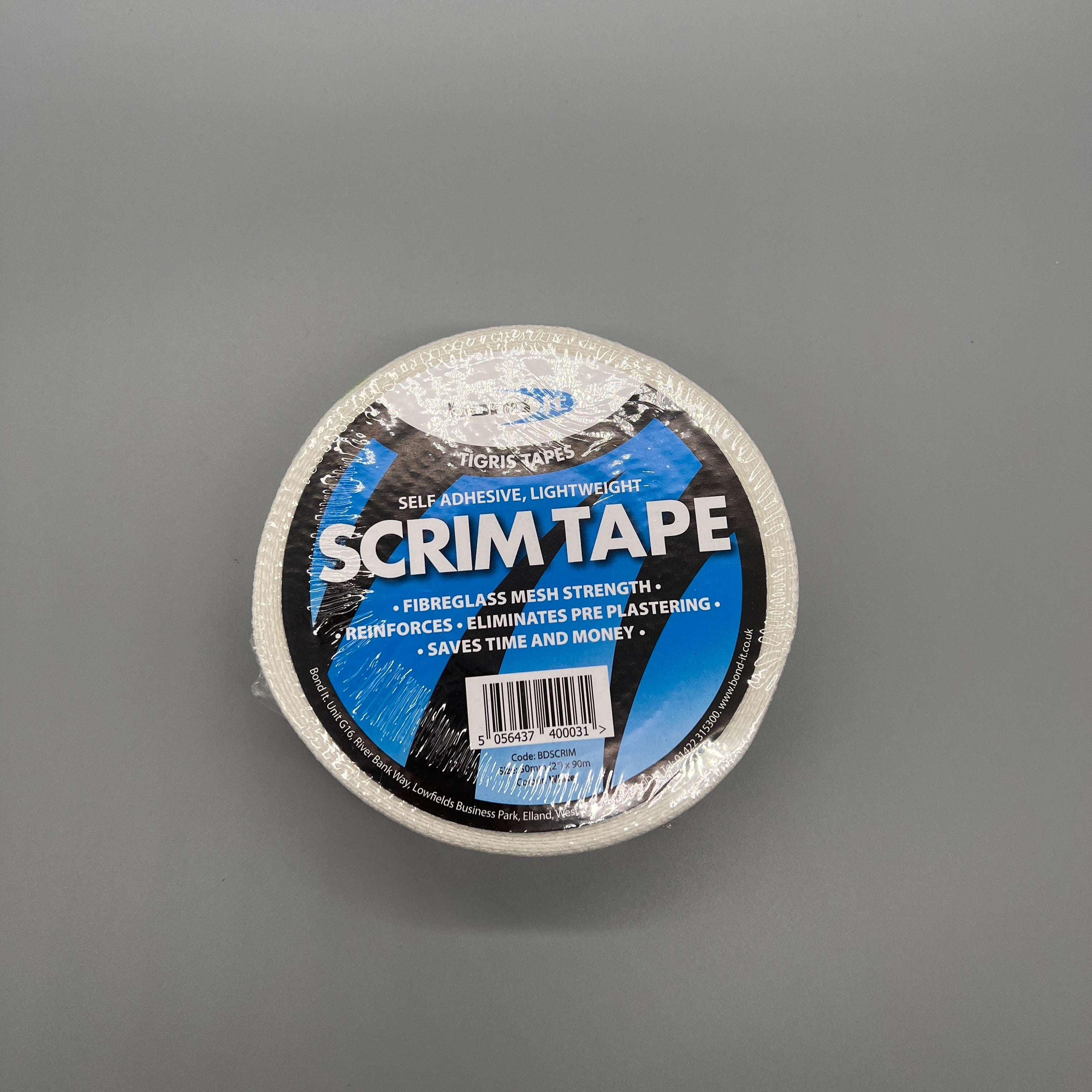 Bond IT - Fibreglass Mesh Scrim Tape 50mm x 90M - Single