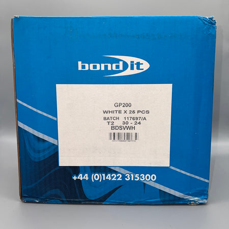 Bond IT - GP200 General Purpose Silicone Sealant - White - Box/25 - Front