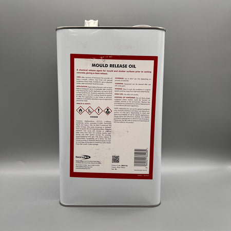 Bond IT - Mould Release Oil 5L - Straw - Back of Tin