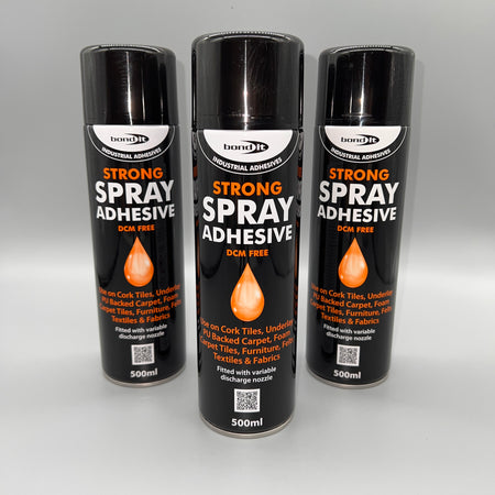 Bond IT PU18 Polyurethane White Adhesive - Strong, Versatile Bonding Solution - Triple Cans