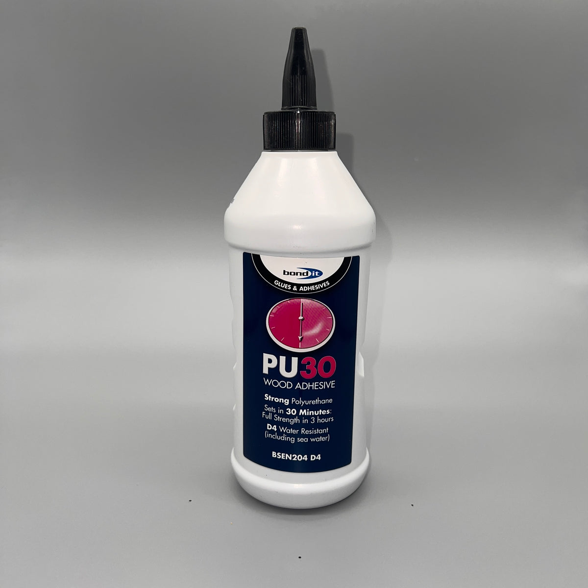 Bond IT PU30 Wood Glue – High-Strength, Waterproof, Fast-Curing Adhesive for Durable Indoor & Outdoor Bonding - Single Bottle
