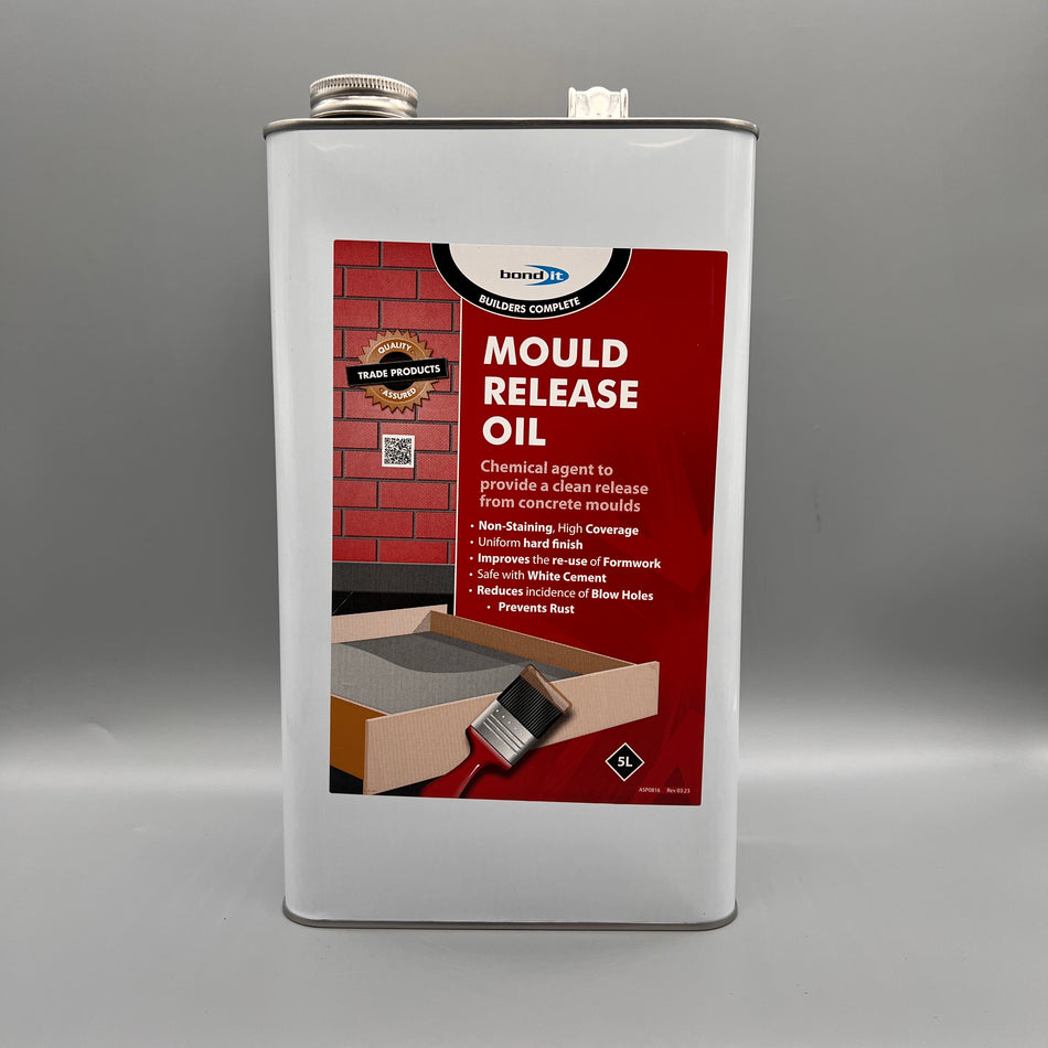 Bond IT - Mould Release Oil 5L - Straw - Front of Tin