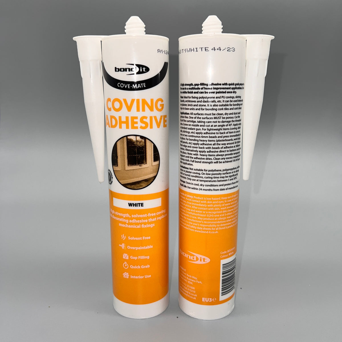 Coving Bind Bond IT - Cove-Mate High Strength Coving Adhesive - White - 310ml EU3 ...