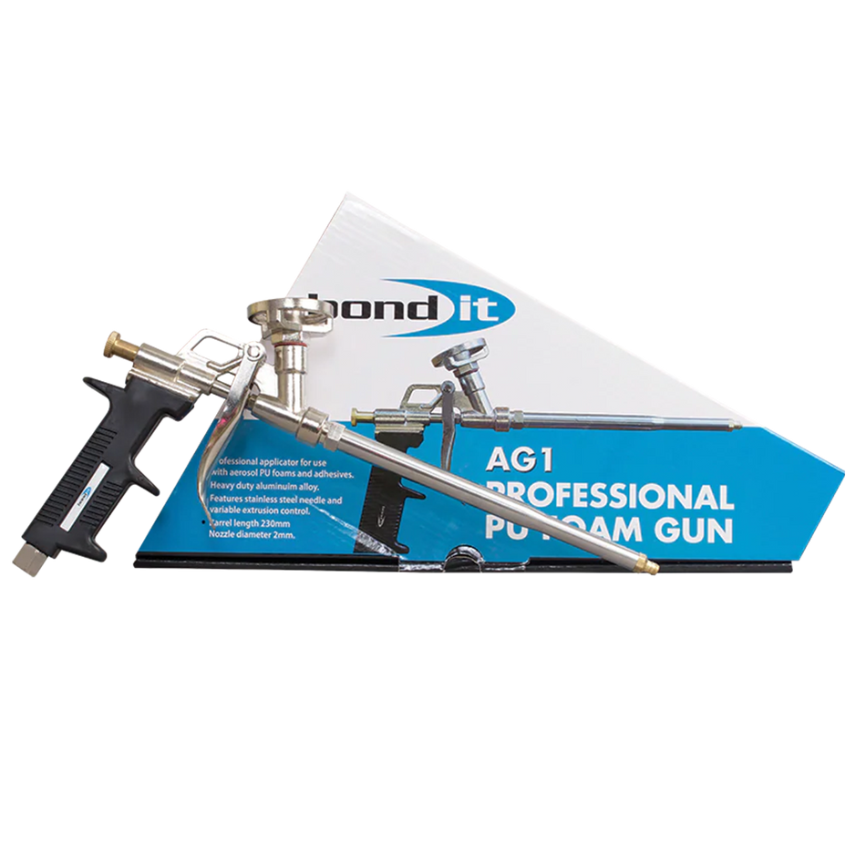 Bond It AG1 professional metal PU foam applicator gun (BDAG1) on white background