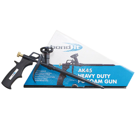 Bond It AK45 heavy duty PU foam applicator gun PTFE coated (BDAK45) on white background