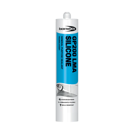 Bond It GP200 General Purpose Silicone Sealant 310ml – stock tube product 