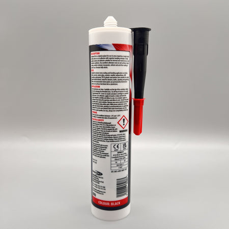 Bond It Gripbond Pro Black adhesive tube back view showing product details