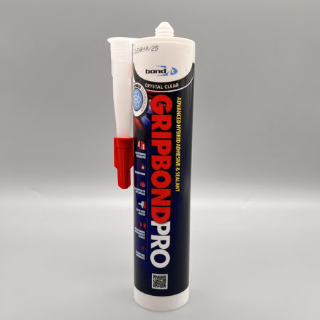Bond It Gripbond Pro Clear adhesive – front view of tube for product display