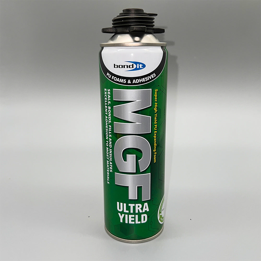 Bond It MGF ultra high yield expanding PU foam 500ml gun grade – front view