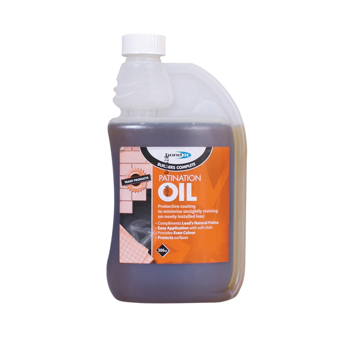 Bond It Patination Oil 500ml stock photo of bottle