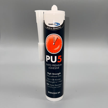 Bond It PU5 Wood Glue waterproof polyurethane adhesive – front of tube