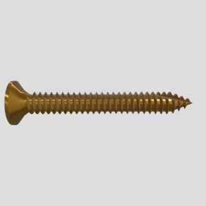 Evolution WoodMaster Pozi Drive Super Cutter wood screw side view 4.0 × 40mm