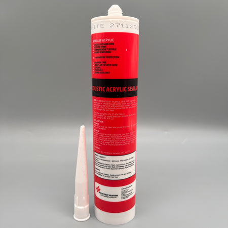 ST88 fire rated intumescent acrylic sealant cartridge back label